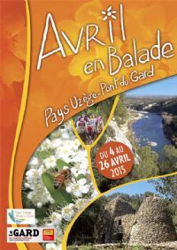 Avril en Balade Gard. Du 4 au 26 avril 2015 à Uzès. Gard. 